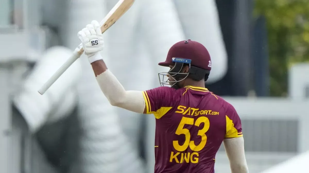 captain s knock brandon king led the way for west indies with the bat photo afp file captain s knock brandon king led the way for west indies with the bat photo afp file