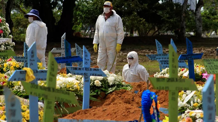 brazil has recorded more than 218 000 coronavirus deaths    a toll second only to that of the united states photo afp