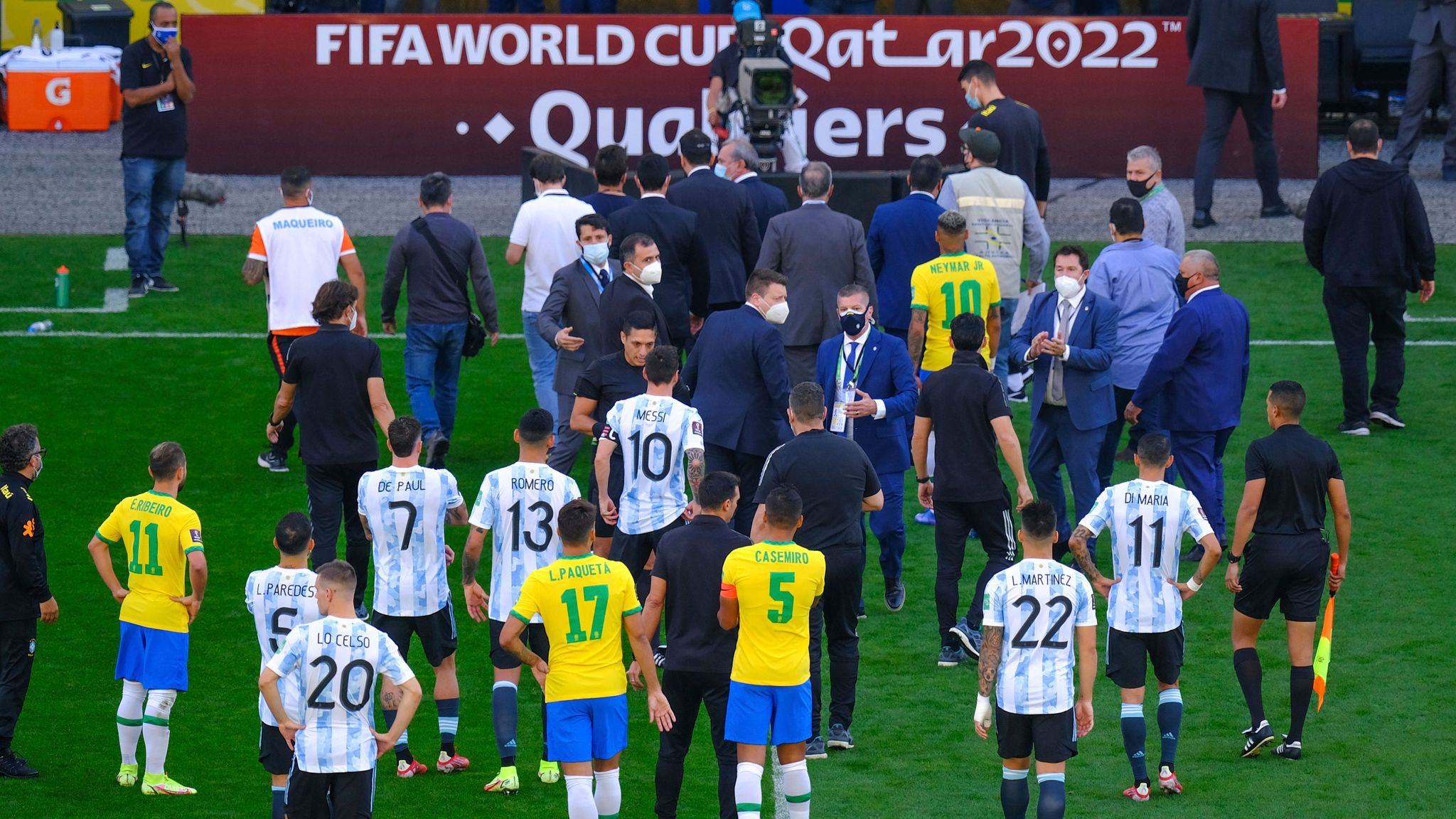 Photo of Uproar as Brazil v Argentina clash abandoned following Covid controversy