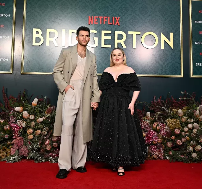 bridgerton stars nicola coughlan luke newton we won t watch season 3 with our grandmas bridgerton stars nicola coughlan luke newton we won t watch season 3 with our grandmas