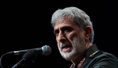 brigadier general esmail qaani the head of the revolutionary guards quds force in tehran iran april 14 2022 photo reuters