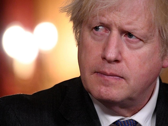 johnson blamed the new variant identified in southeast england for the grim situation engulfing britain photo afp