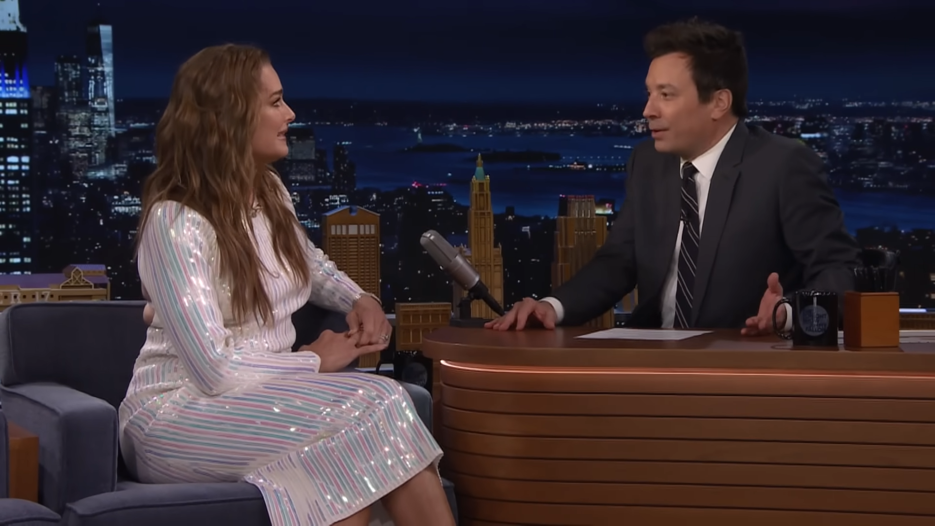 brooke shields and jimmy fallon courtesy the tonight show starring jimmy fallon on youtube