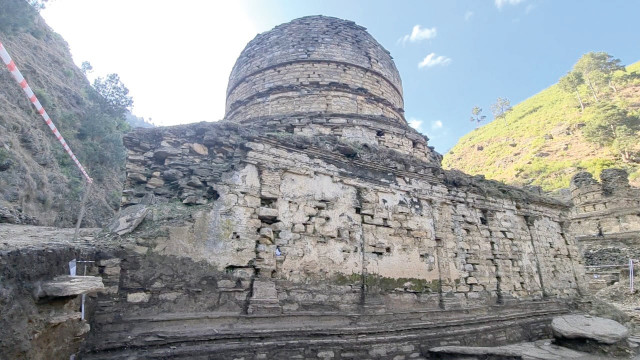 kushan era buddhist site found kushan era buddhist site found