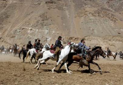 not for the faint hearted afghan taliban embrace buzkashi in new afghanistan
