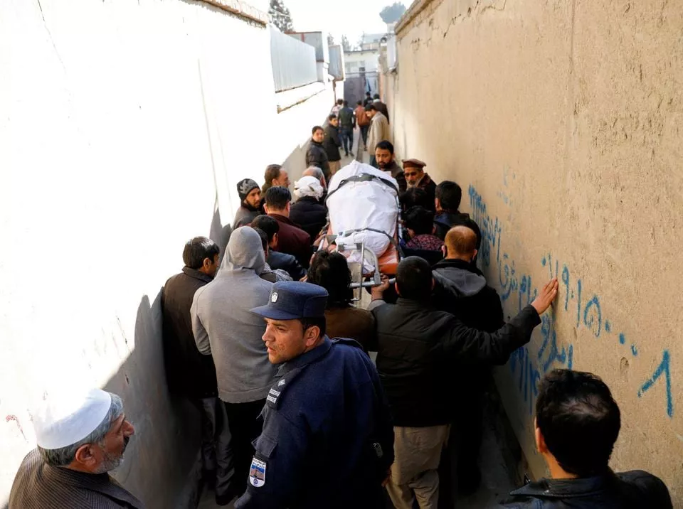 relatives carry the body of a female judge shot dead by unknown gunmen in kabul afghanistan january 17 2021 photo reuters file relatives carry the body of a female judge shot dead by unknown gunmen in kabul afghanistan january 17 2021 photo reuters file