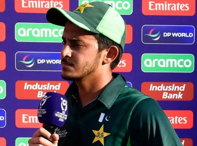pakistan u19 skipper reacts after costly mistake in final over against australia