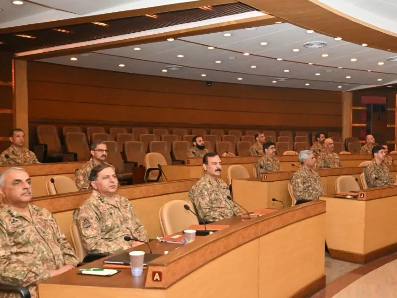 the 261st corps commanders conference ccc was presided over by chief of army staff coas general syed asim munir on december 28 2023 photo ispr the 261st corps commanders conference ccc was presided over by chief of army staff coas general syed asim munir on december 28 2023 photo ispr