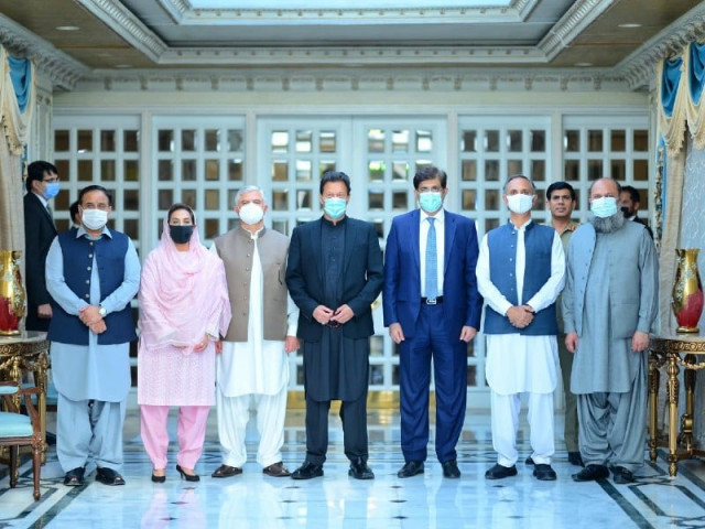 the cci meeting was attended by the four chief ministers and federal ministers photo express the cci meeting was attended by the four chief ministers and federal ministers photo express
