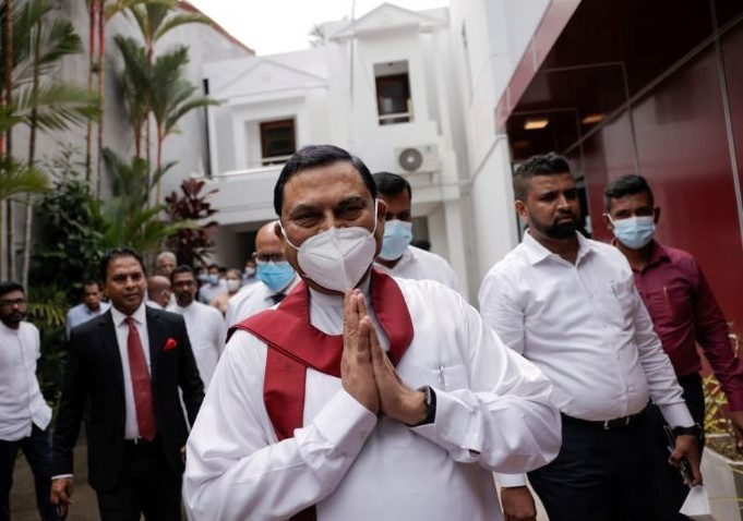 Photo of Sri Lanka president's brother stopped from flying out as anger surges