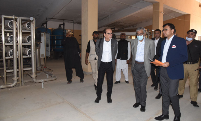 photo caretaker cm sindh and caretaker information minister visit ro plant in islamkot thar sindh cm house twitter