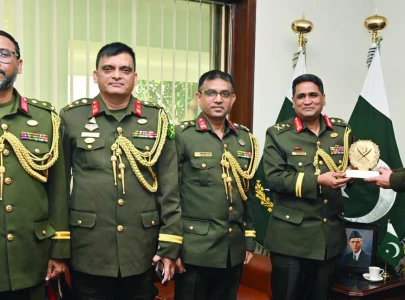senior bd general in pakistan on a rare visit