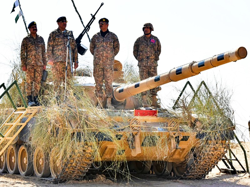 appreciating dedication and professionalism of participating troops coas expressed complete satisfaction over combat readiness and training standards of bahawalpur corps photo ispr