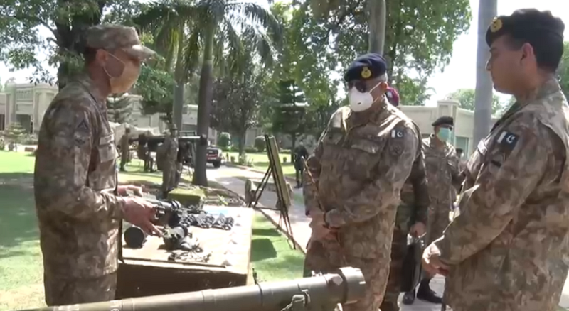 gen qamar lauded the performance and dedication of the strike corps screengrab