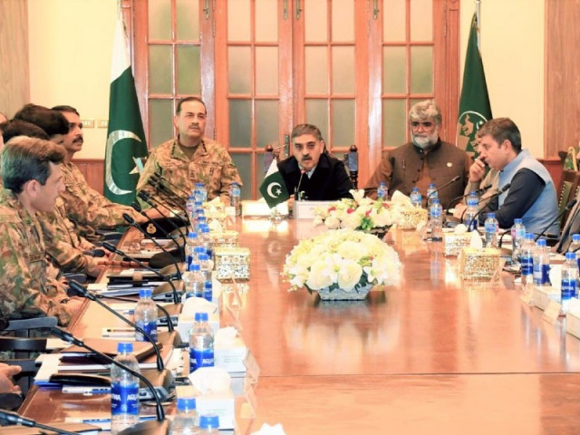 caretaker prime minister anwaarul haq kakar chairs a meeting of the provincial apex committee in quetta on october 10 2023 photo pid caretaker prime minister anwaarul haq kakar chairs a meeting of the provincial apex committee in quetta on october 10 2023 photo pid