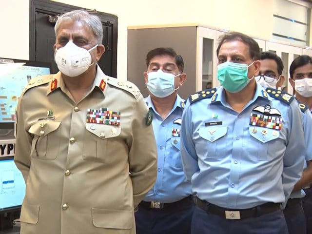 coas gen qamar visits air headquarters islamabad screengrab coas gen qamar visits air headquarters islamabad screengrab
