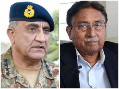 coas gen qamar bajwa his wife visit ailing musharraf in dubai coas gen qamar bajwa his wife visit ailing musharraf in dubai