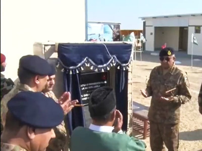 gen bajwa opens prefabricated village for lasbella flood victims gen bajwa opens prefabricated village for lasbella flood victims