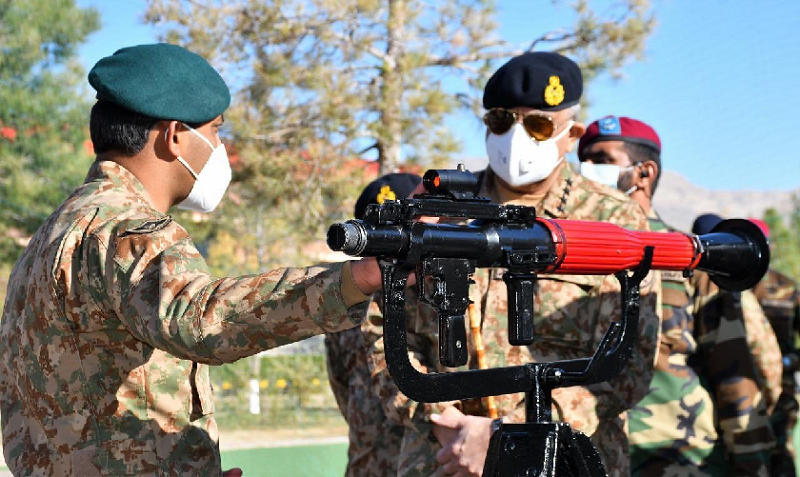 army chief general qamar javed bajwa also visited school of infantry tactics photo ispr