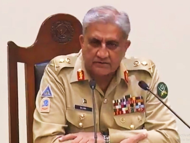 chief of army staff coas general qamar javed bajwa screengrab chief of army staff coas general qamar javed bajwa screengrab