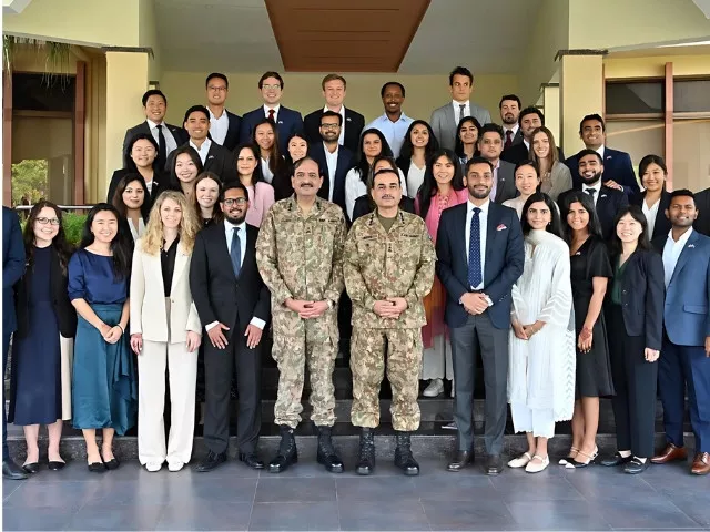 a delegation of 44 harvard business school students met with coas gen asim munir at the general headquarters on thursday photo ispr a delegation of 44 harvard business school students met with coas gen asim munir at the general headquarters on thursday photo ispr