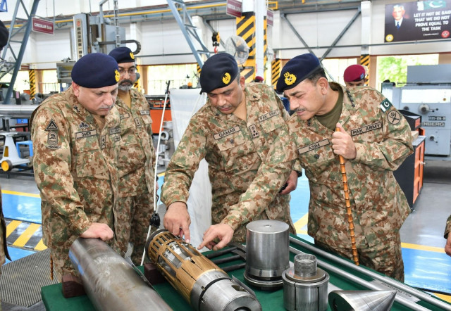 coas visits heavy industries taxila stresses self reliance in defence production coas visits heavy industries taxila stresses self reliance in defence production