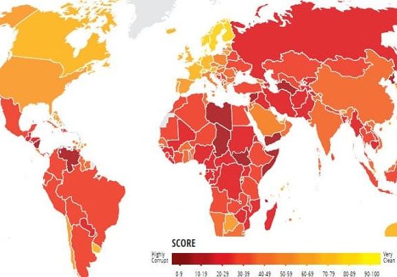 corruption perceptions index 2022 the perceived levels of public sector corruption in 180 countries territories around the world photo transparency international