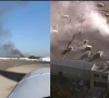 watch plane crashes into commercial building in california