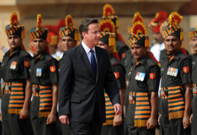 british pm in india sparks terror row with pakistan
