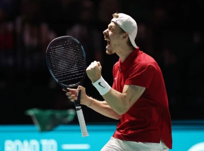 canada secure davis cup quarter final spot with victory over britain netherlands progress