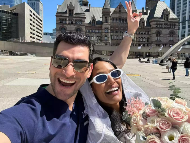 canadian doctor goes viral on tiktok for tying the knot in lunch hour city hall ceremony canadian doctor goes viral on tiktok for tying the knot in lunch hour city hall ceremony