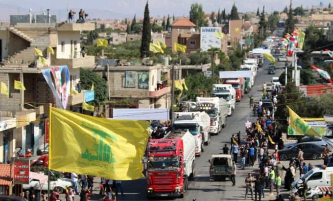 tankers carrying iranian fuel arrive in hermel in lebanon s eastern bekaa valley in september 2021 photo afp file