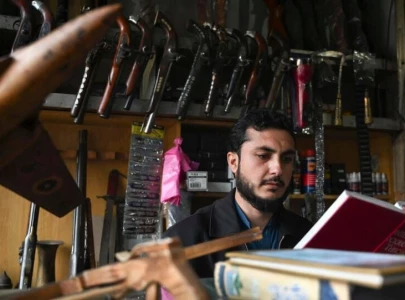 library thrives in pakistan s wild west gun market town