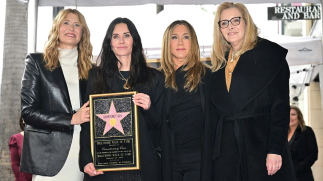 courteney cox receives a star on the hollywood walk of fame friends co stars get emotional courteney cox receives a star on the hollywood walk of fame friends co stars get emotional