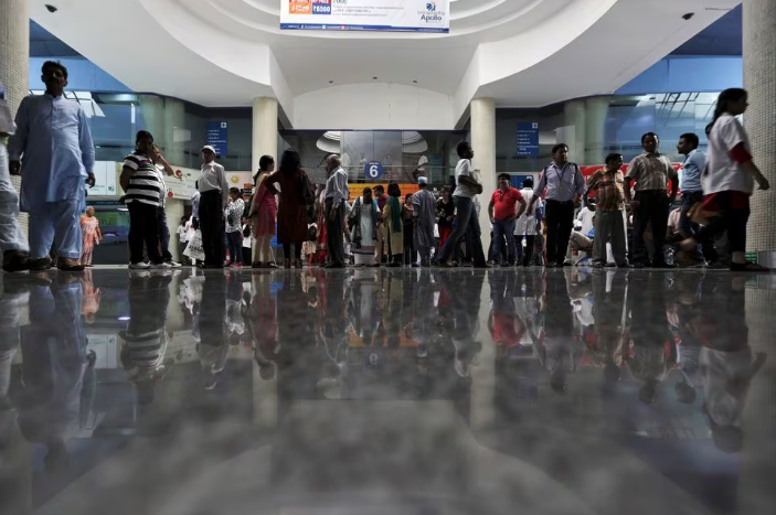patients and their attendants are seen inside apollo hospital in new delhi india september 8 2015 picture taken september 8 2015 photo reuters