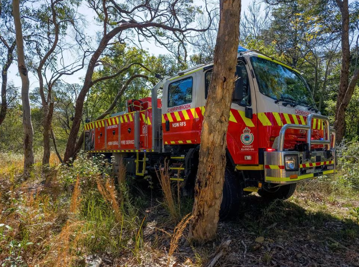 new south wales rural fire service firetruck is seen at a hazard reduction burn site in sydney australia september 10 2023 photo reuters