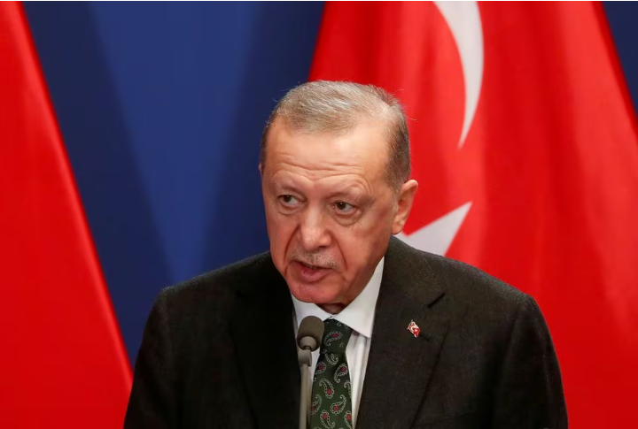 turkish president recep tayyip erdogan delivers statements in budapest hungary december 18 2023 photo reuters
