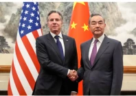 us secretary of state antony blinken left meets with china s foreign minister wang yi at the diaoyutai state guesthouse april 26 2024 in beijing china mark schiefelbein pool via reuters