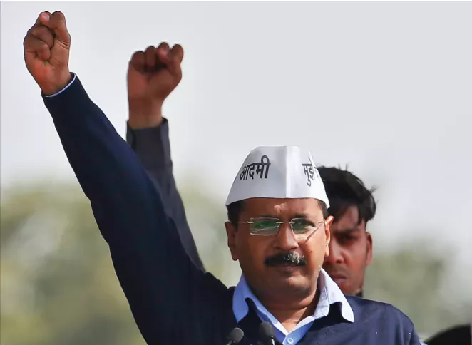 arvind kejriwal chief of aam aadmi common man party aap shouts slogans after taking the oath as the new chief minister of delhi during a swearing in ceremony at ramlila ground in new delhi february 14 2015 reuters anindito mukherjee file photo arvind kejriwal chief of aam aadmi common man party aap shouts slogans after taking the oath as the new chief minister of delhi during a swearing in ceremony at ramlila ground in new delhi february 14 2015 reuters anindito mukherjee file photo