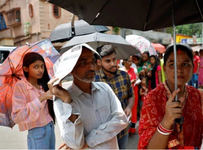indians vote early in fifth phase of polls to avoid scorching heat