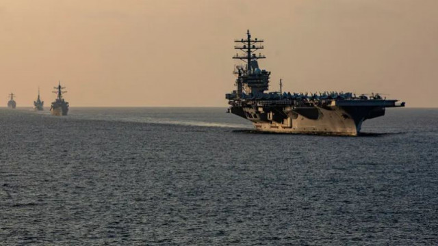 yemen s houthis attack us aircraft carrier eisenhower in red sea yemen s houthis attack us aircraft carrier eisenhower in red sea