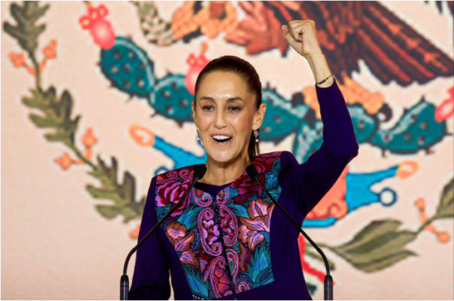 mexico s sheinbaum wins landslide to become first woman president mexico s sheinbaum wins landslide to become first woman president