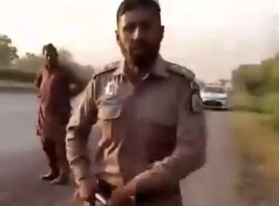 watch motorway police official suspended after alleged mistreatment with truck driver