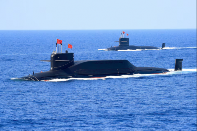 a nuclear powered type 094a jin class ballistic missile submarine of the chinese people s liberation army pla navy is seen during a military display in the south china sea april 12 2018 picture taken april 12 2018 to match special report china army nuclear reuters stringer file photo a nuclear powered type 094a jin class ballistic missile submarine of the chinese people s liberation army pla navy is seen during a military display in the south china sea april 12 2018 picture taken april 12 2018 to match special report china army nuclear reuters stringer file photo