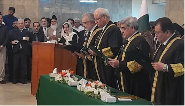 oath ceremony held for three newly elevated sc judges oath ceremony held for three newly elevated sc judges