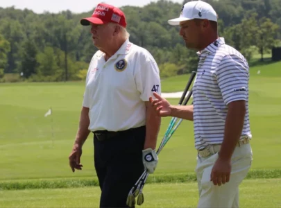 think biden can do that trump mocks biden during golf round with dechambeau think biden can do that trump mocks biden during golf round with dechambeau