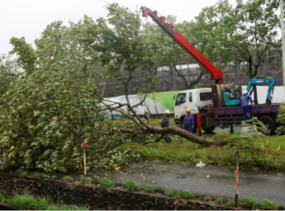 china braces for intense rainfall flooding as typhoon gaemi makes landfall