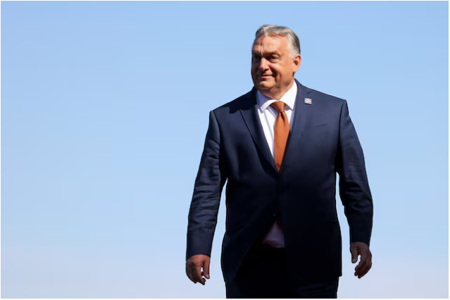 hungarian prime minister viktor orban attends the european political community meeting at the blenheim palace near oxford britain july 18 2024 reuters hollie adams file photo