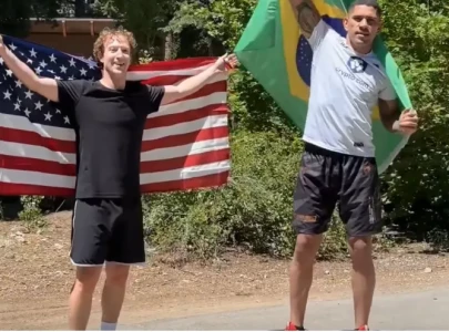 watch zuckerberg drops ufc champ pereira in wild fake olympics battle