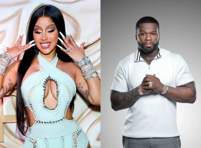 50 cent shares throwback video of cardi b s performance of bodak yellow